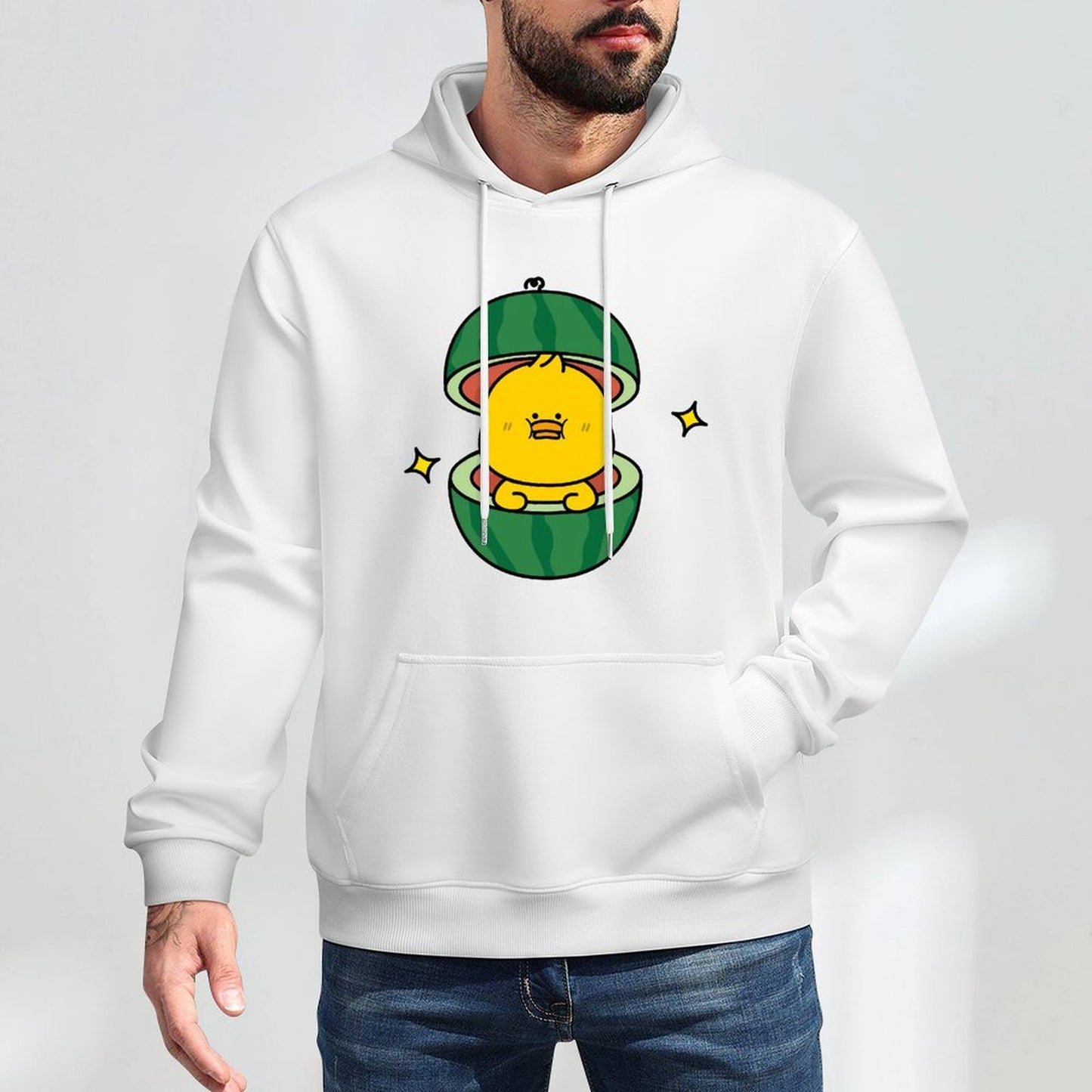 Signature Minimal Front Graphic Hoodies