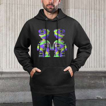 IPIB 250g Hooded Pocket Sweatshirt Front GraphicMen's Hooded  Sweatshirt6000078-1