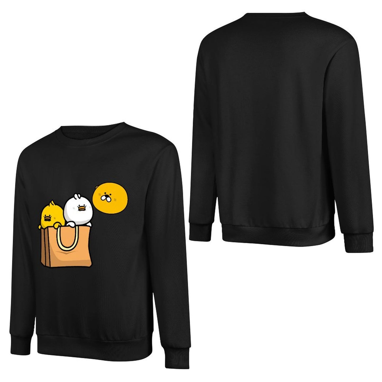 Front Patterned Long Sleeve TopEverydayWear EasyStyle