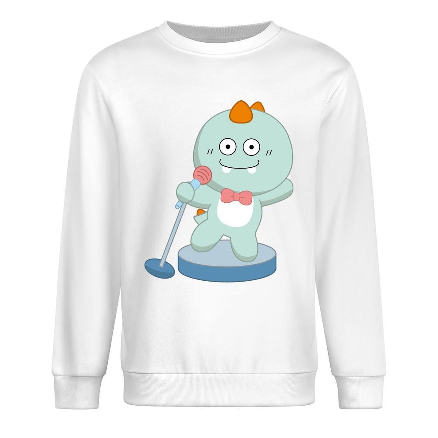 Front Patterned Long Sleeve TopStreetStyle Simple