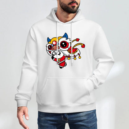Neat Colorfast Front Graphic Hoodies