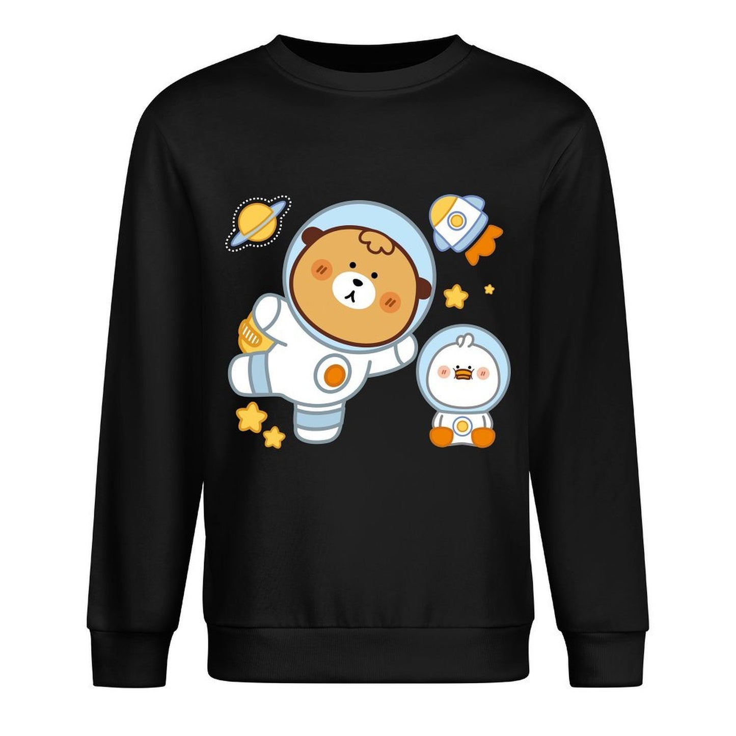 Front Patterned Long Sleeve TopFresh AllSeason