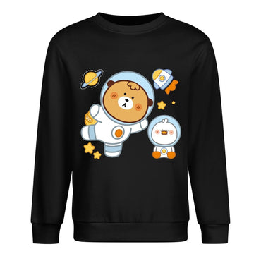 Front Patterned Long Sleeve TopFresh AllSeason