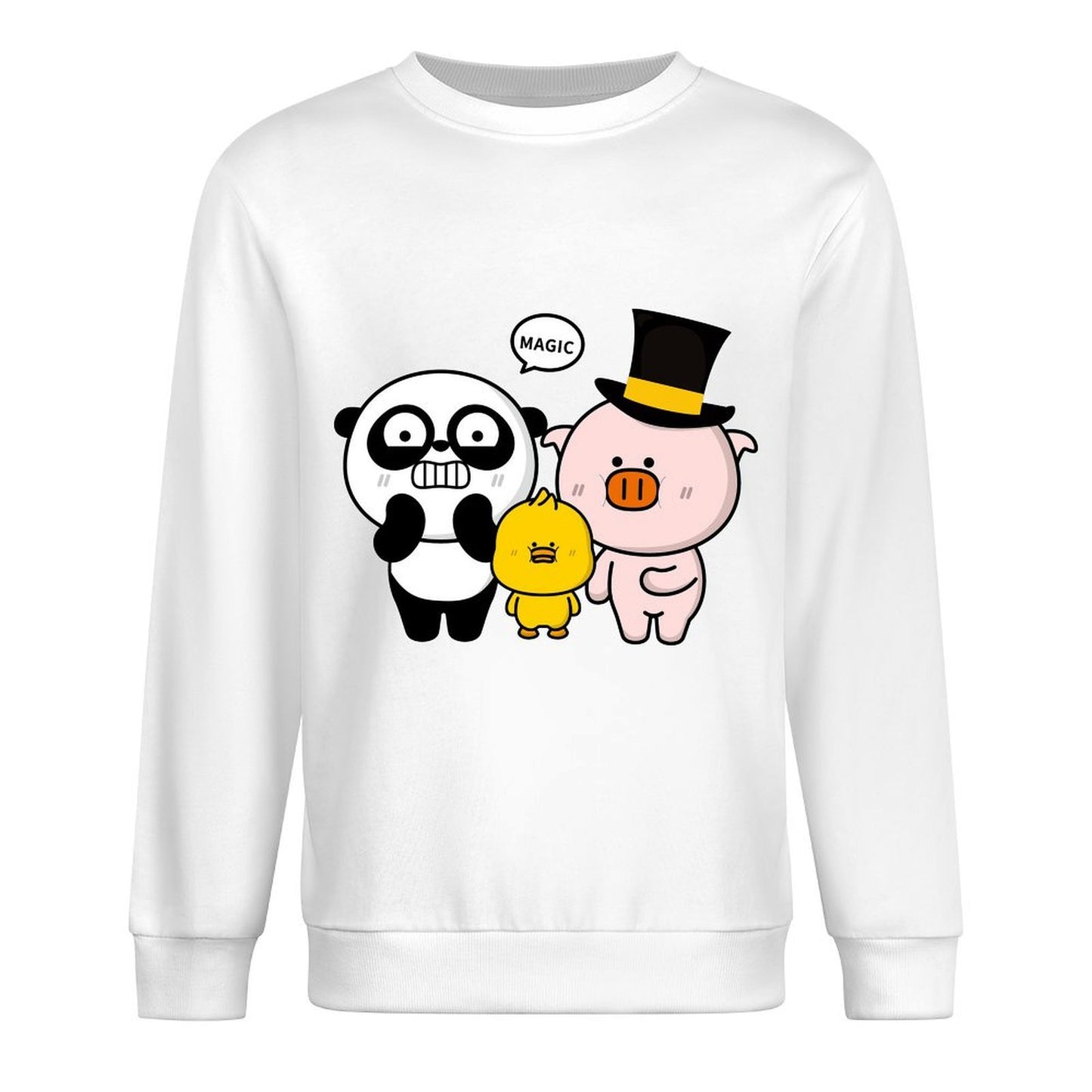 Front Patterned Long Sleeve TopYearRound TimelessStyle