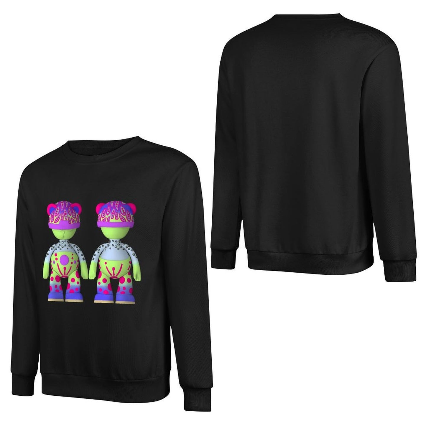 IPIB 250g Crew Neck Long Sleeve Sweatshirt Front GraphicCrew Neck Long Sleeve Sweatshirt6000079-2