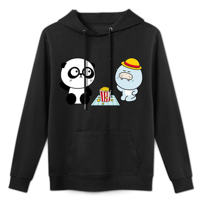 Outdoor Relaxed Front Graphic Hoodies