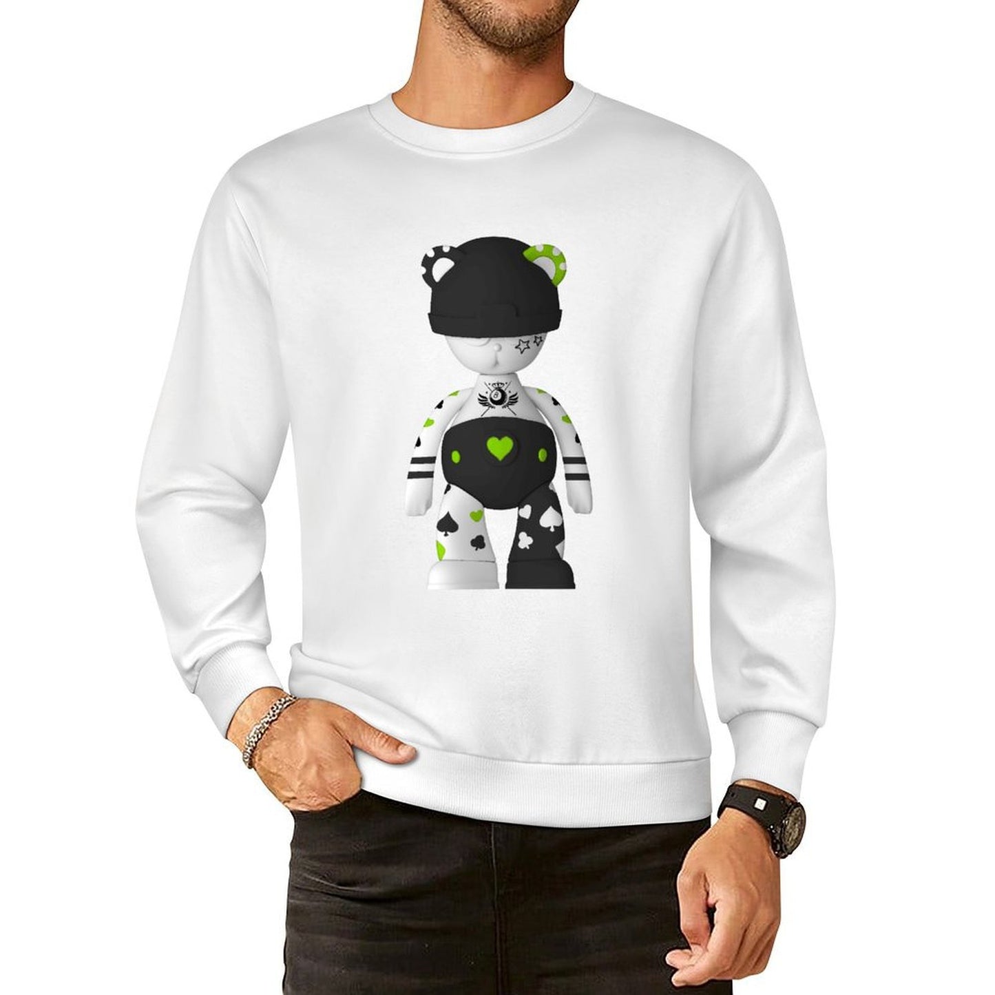 Long Sleeve With Front PatternRegularFit SoftTouch
