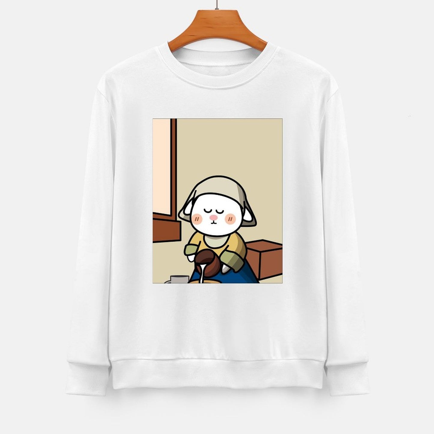 Front Patterned Long Sleeve TopComfortSeries SoftWear