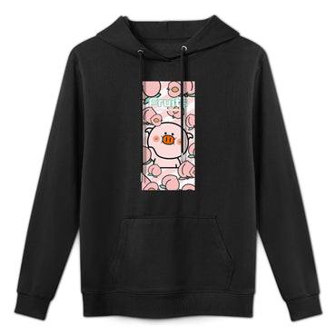 Easy-Care Fitted Front Graphic Hoodies