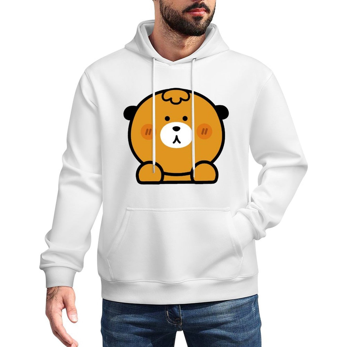 Refined Modern Front Graphic Hoodies