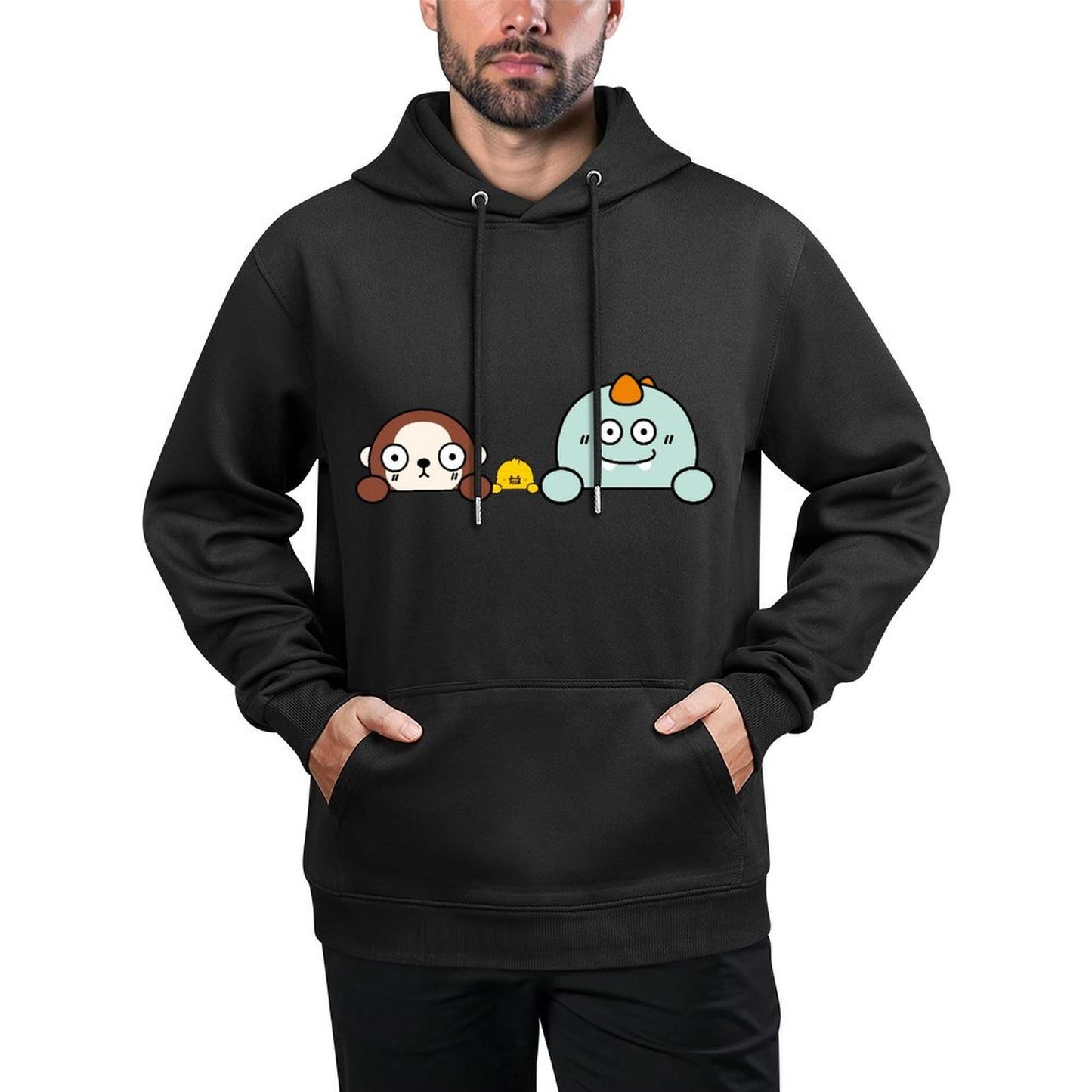 IPBR 250g Hooded Pocket Sweatshirt Front GraphicMen's Hooded  Sweatshirt4000745