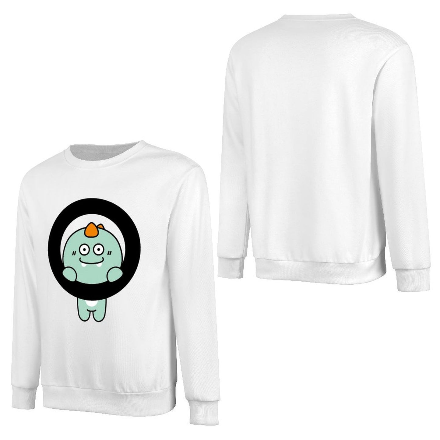 Front Patterned Long Sleeve TopPremium Finish Tear-Resistant