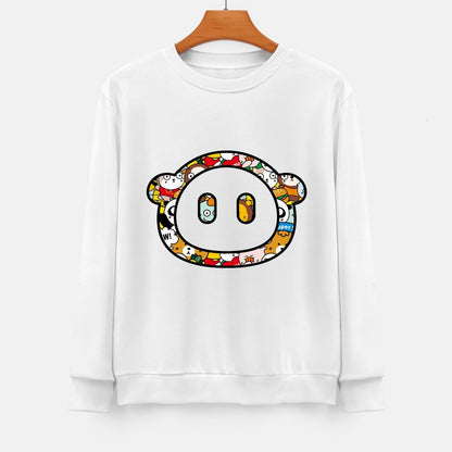 Front Patterned Long Sleeve TopBatch-Printed Moisture-Wicking