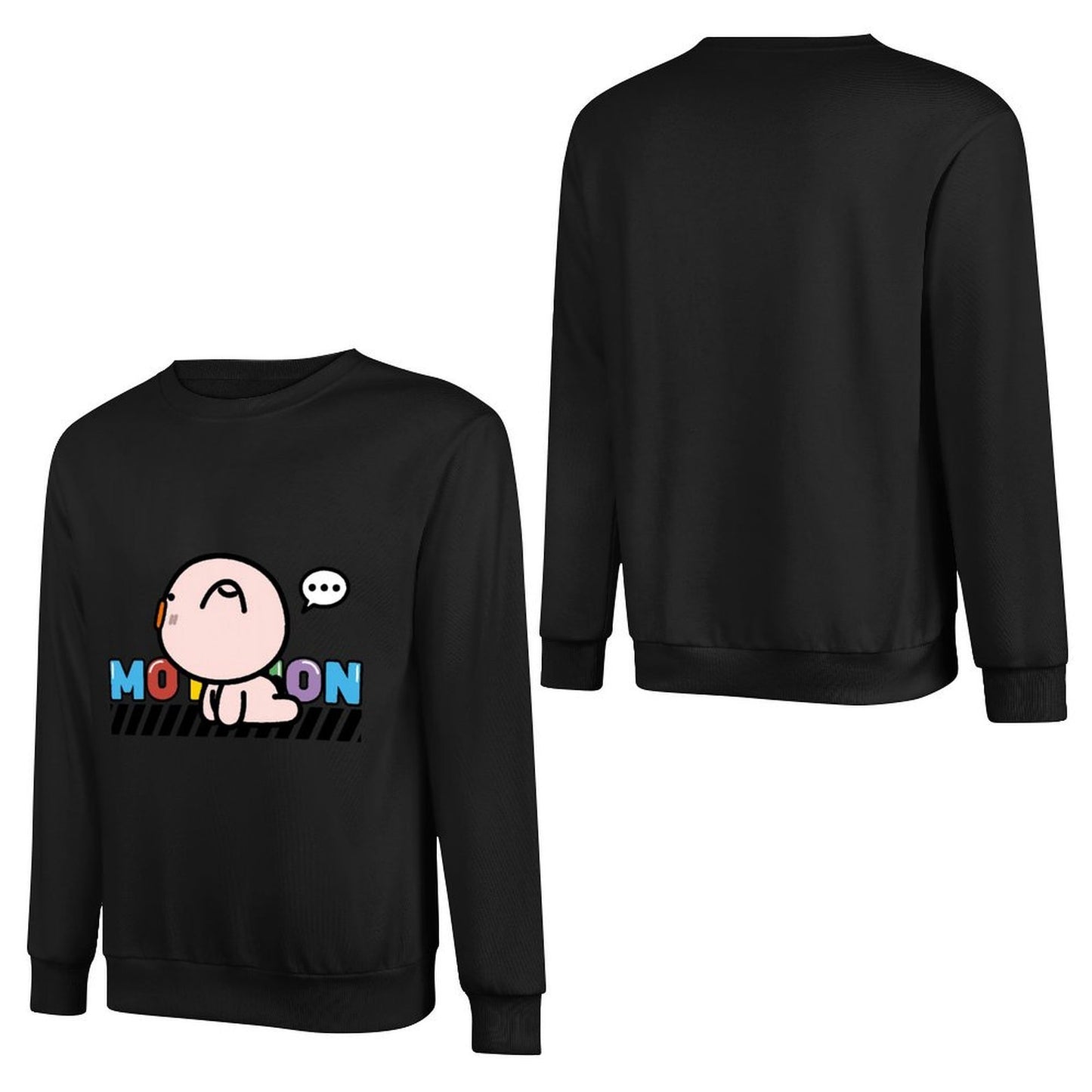 IPBR 250g Crew Neck Long Sleeve Sweatshirt Front GraphicCrew Neck Long Sleeve Sweatshirt4001781