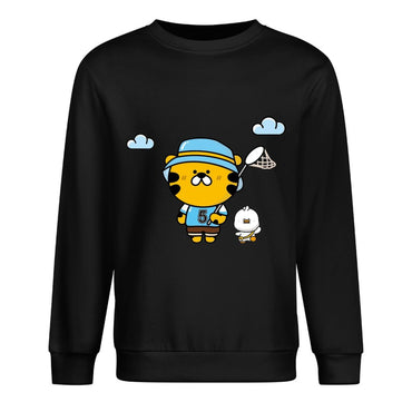 Front Patterned Long Sleeve TopPromotional Relaxed