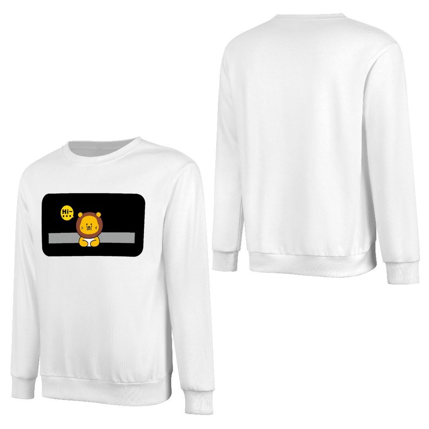 Front Patterned Long Sleeve TopLong Lasting Clean