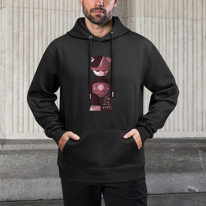 Hoodie Front Pattern Minimalist