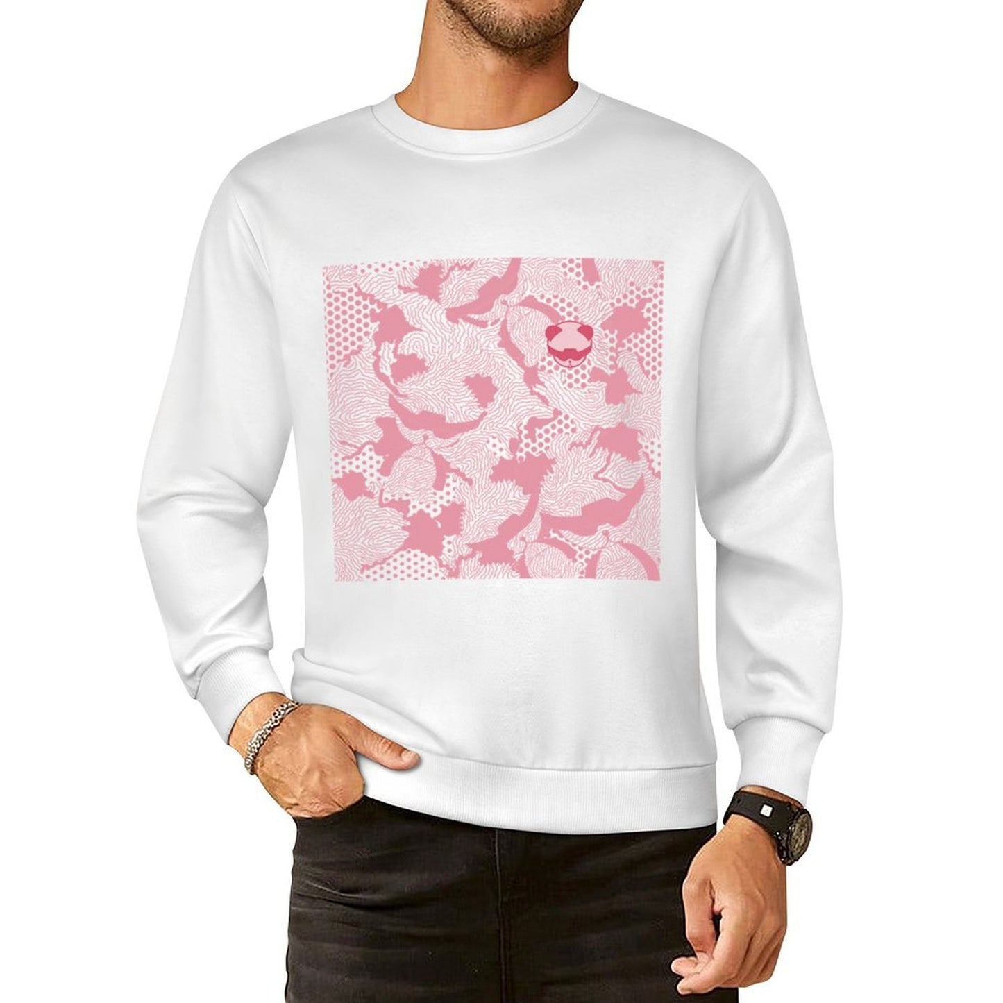 Long Sleeve With Front PatternSignature Slim Fit