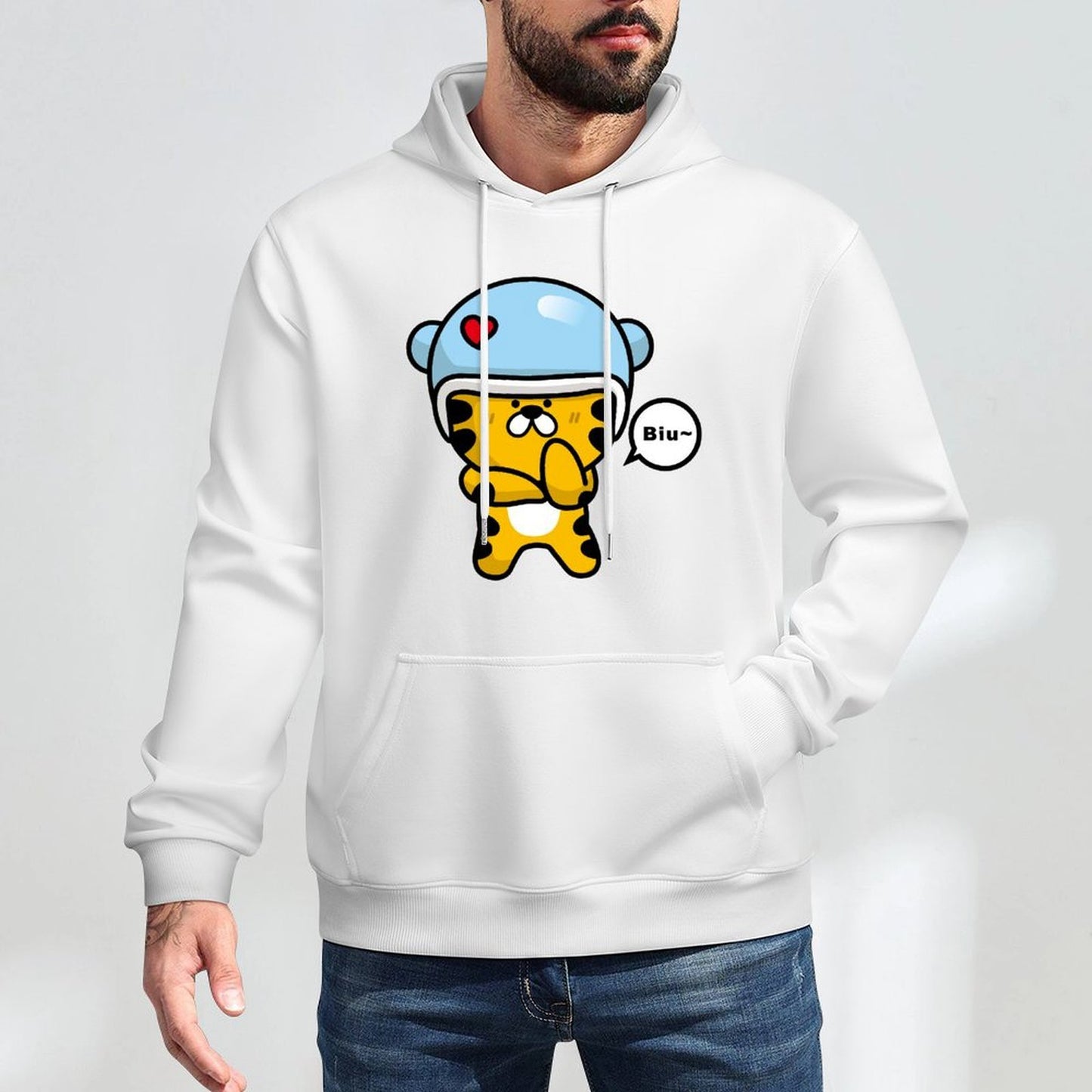 TrueComfort Crewneck Front Graphic Hoodies