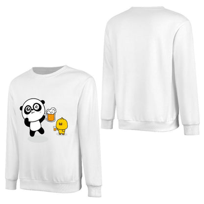 Front Patterned Long Sleeve TopSleek Cotton