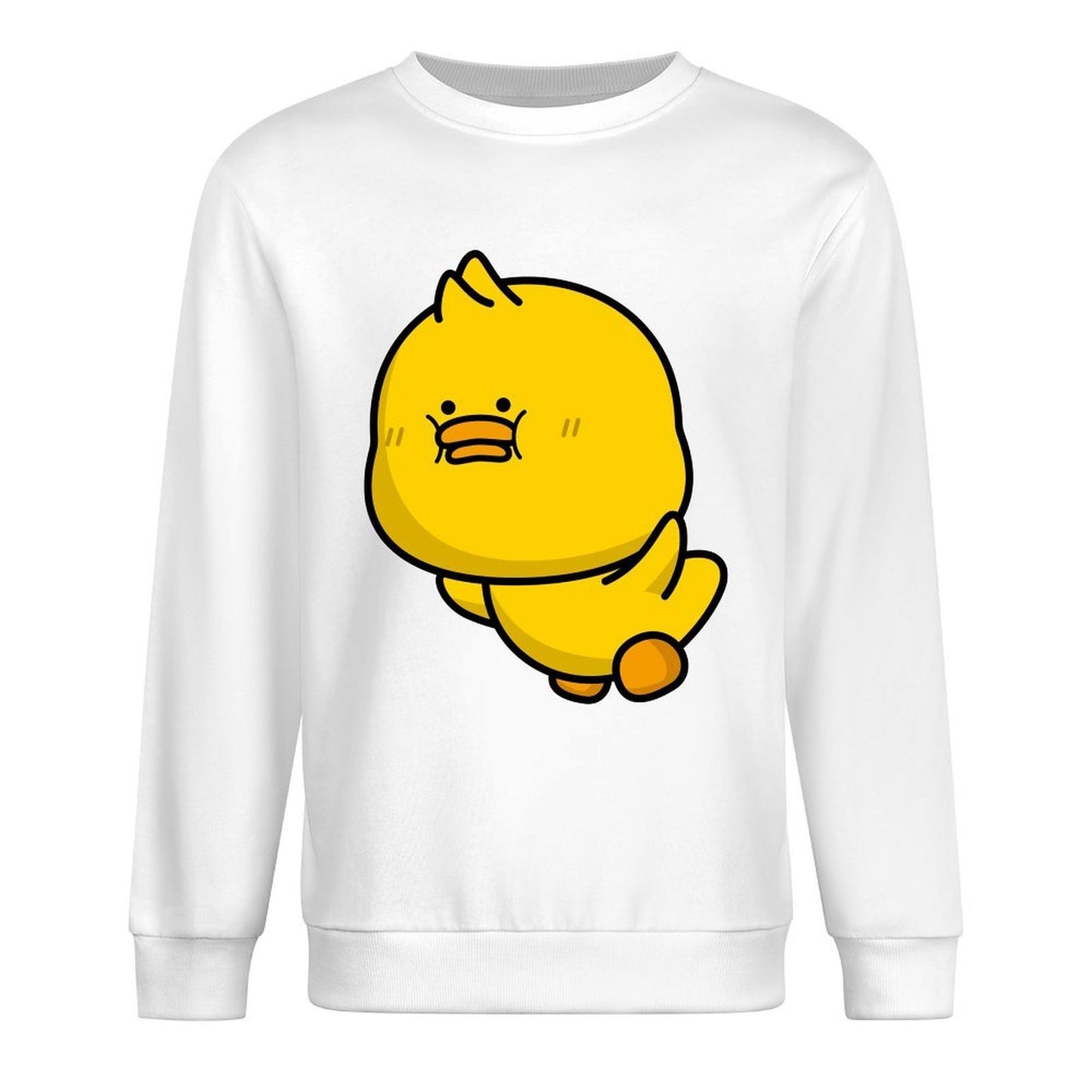 Front Patterned Long Sleeve TopCrisp Print PremiumSeries