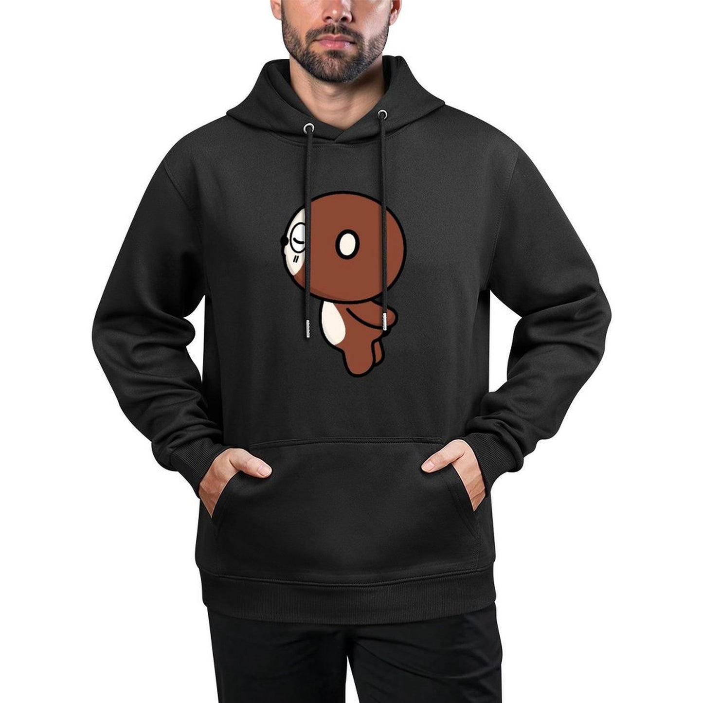 IPBR 250g Hooded Pocket Sweatshirt Front GraphicMen's Hooded  Sweatshirt4000527
