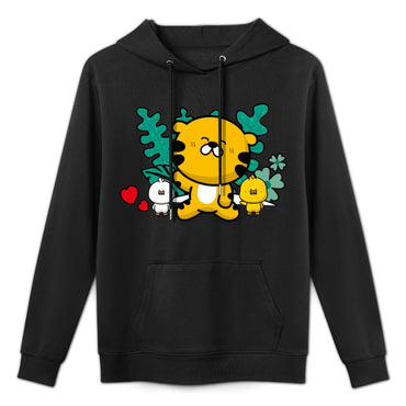 Shrink-Resistant Smooth Feel Front Graphic Hoodies