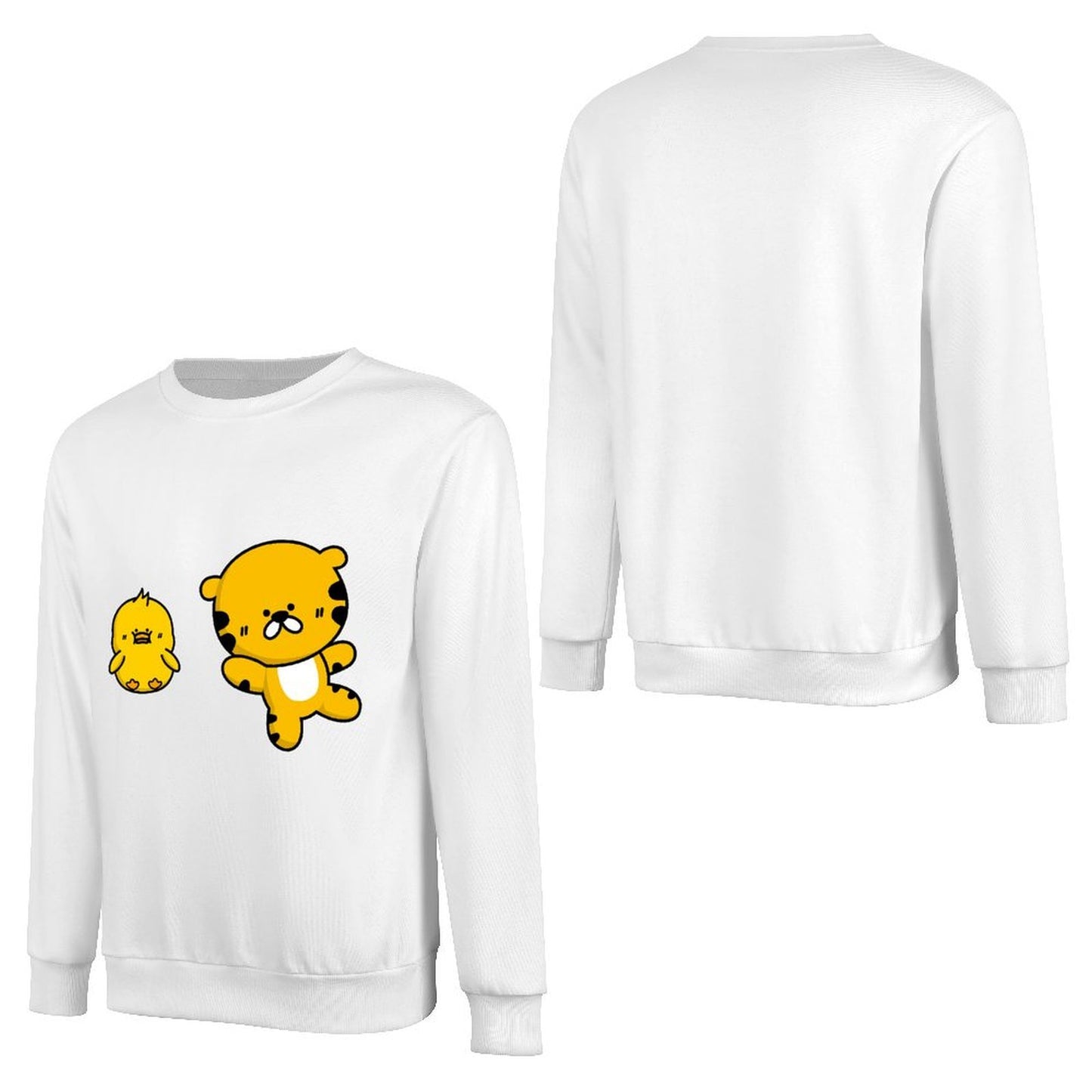 Front Patterned Long Sleeve TopPrinted StreetLine