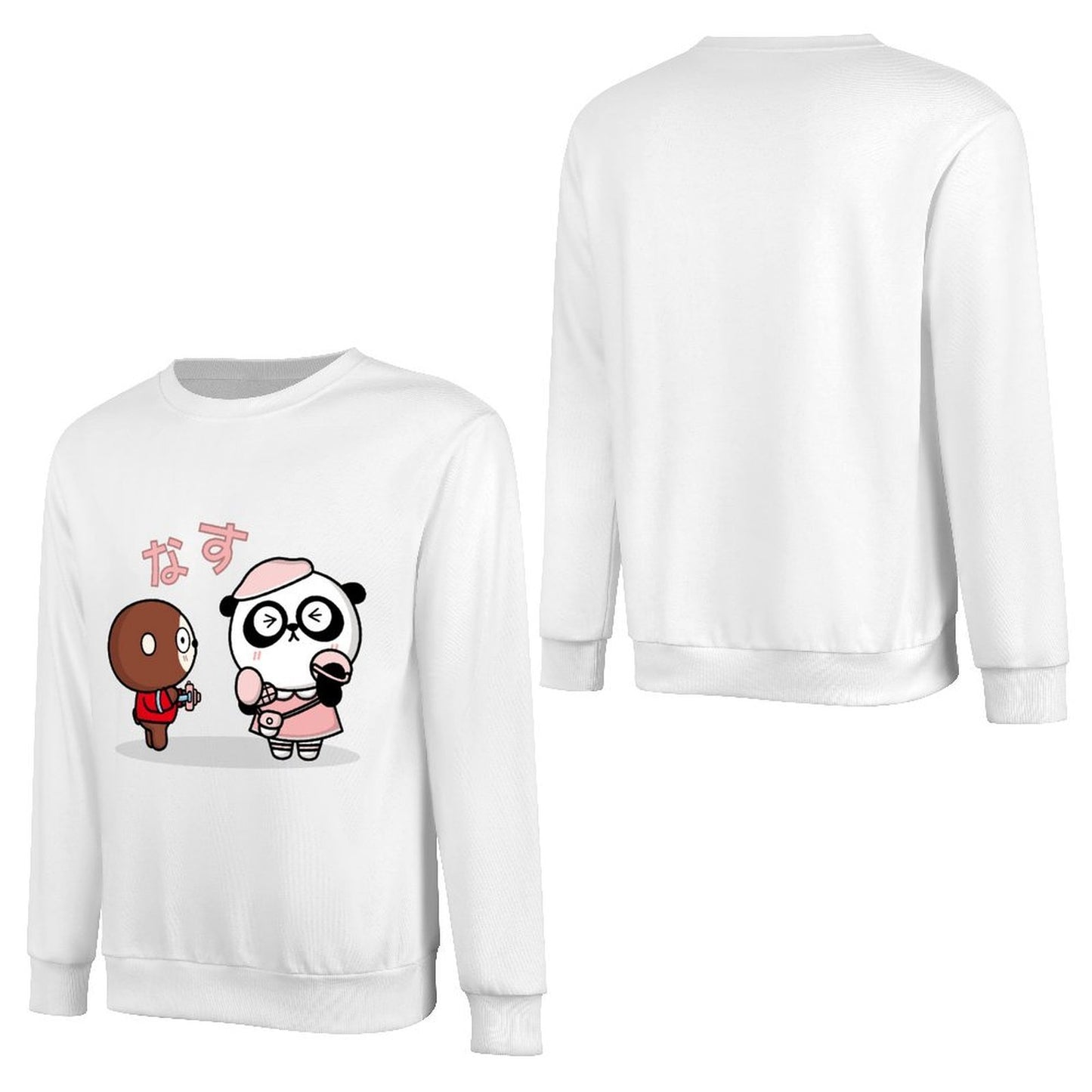 Front Patterned Long Sleeve TopSoftFeel RegularFit