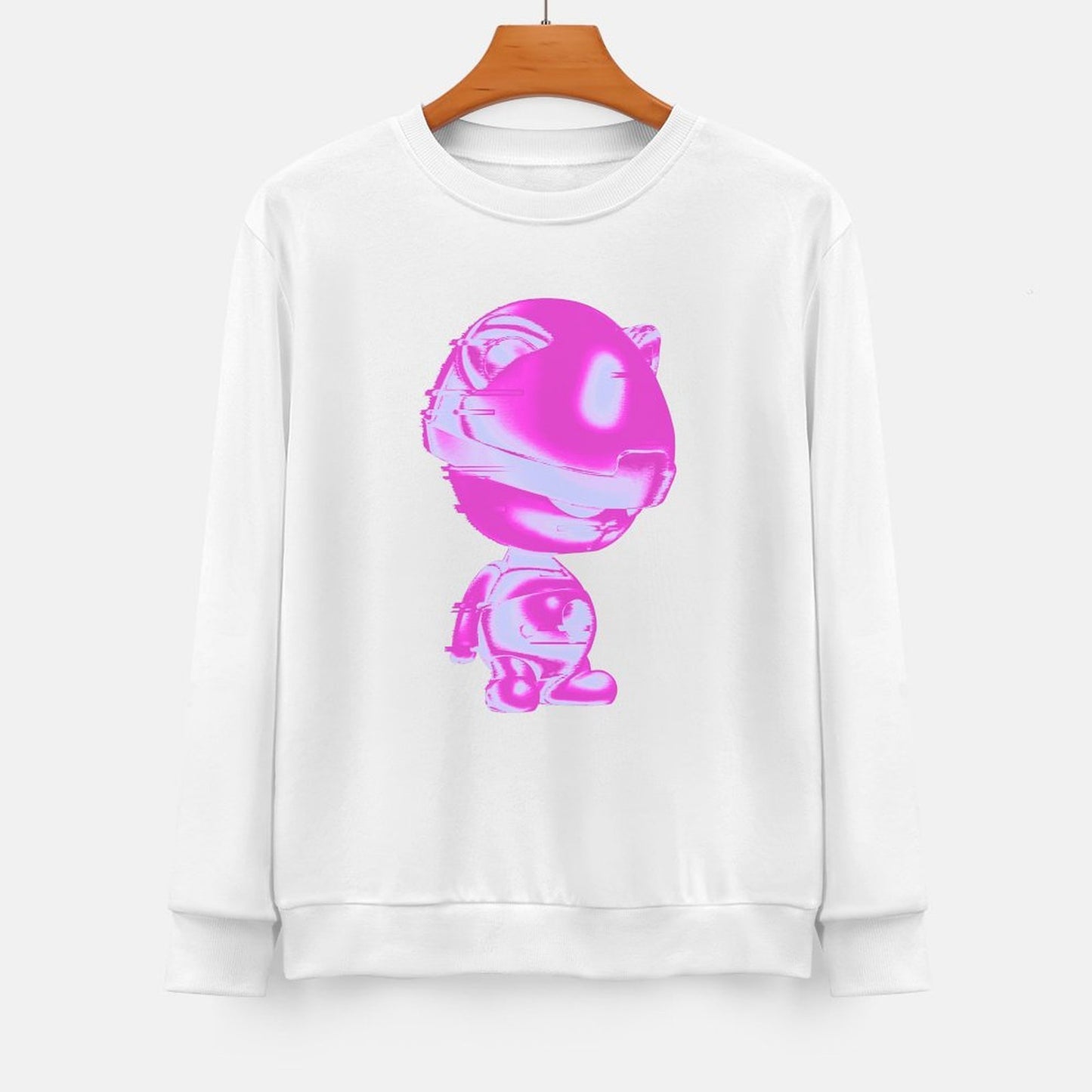 Long Sleeve With Front PatternColorfast Softstyle