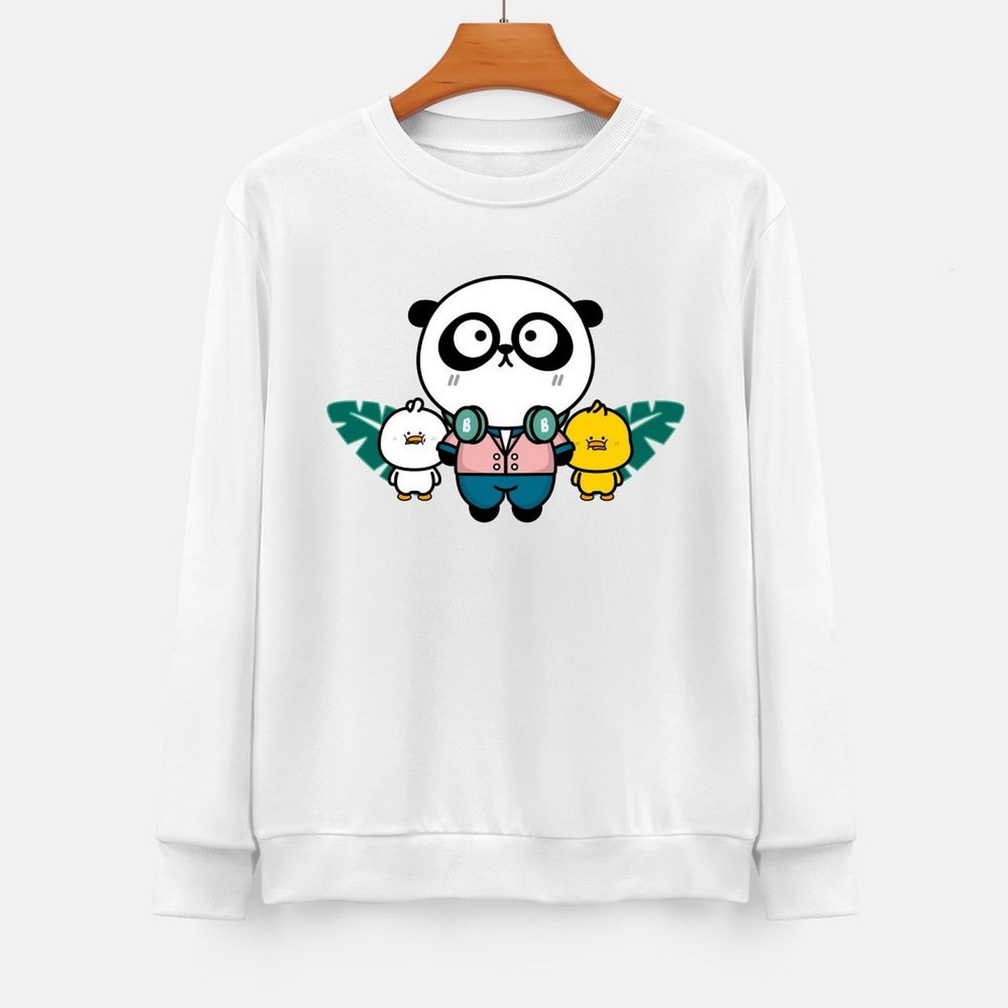 Front Patterned Long Sleeve TopTrueComfort Weekend