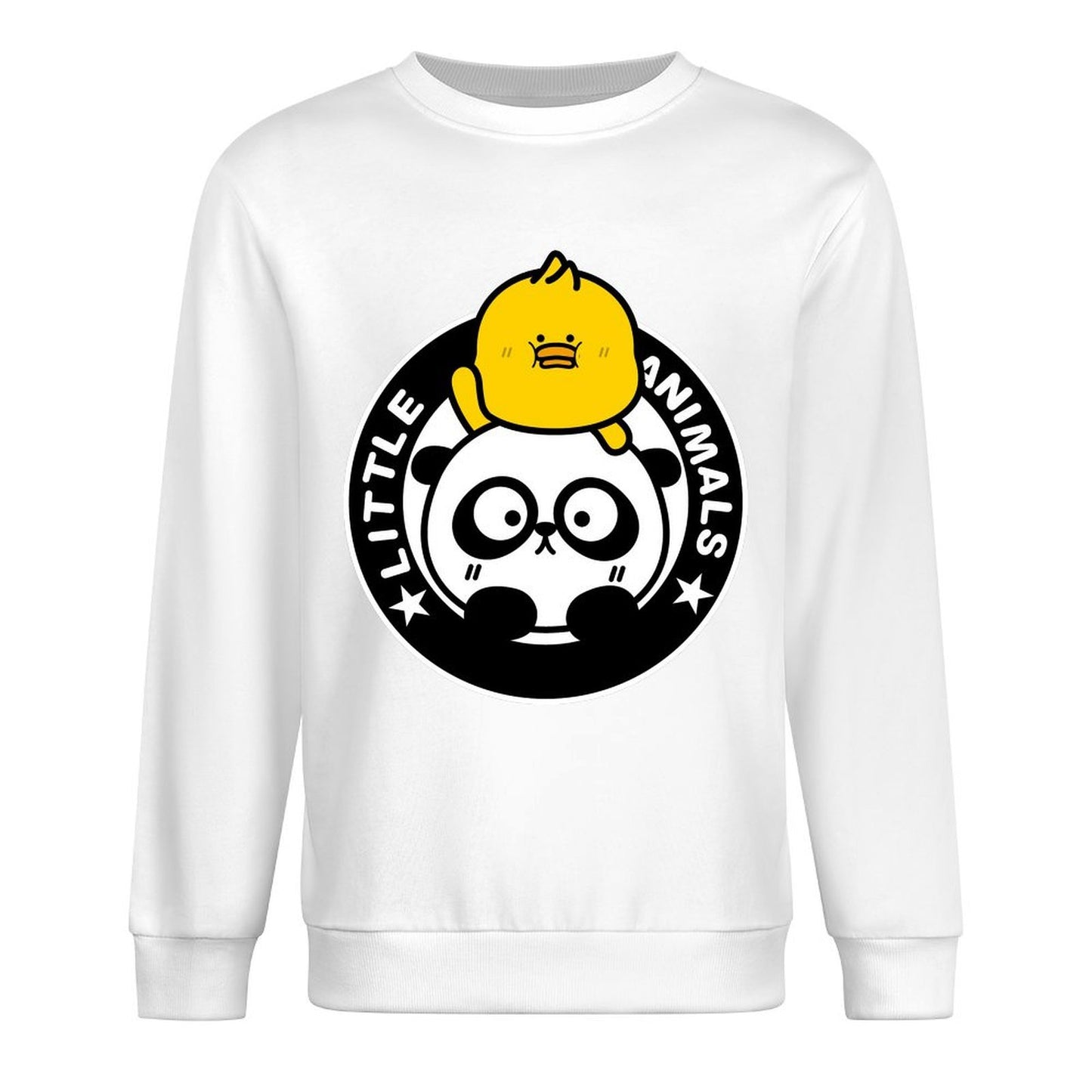 Front Patterned Long Sleeve TopRelaxFit Original