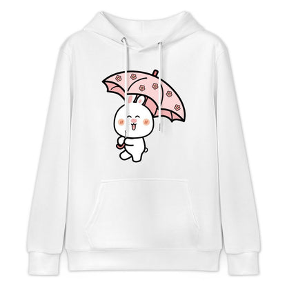 Double-Stitched Batch-Printed Front Graphic Hoodies