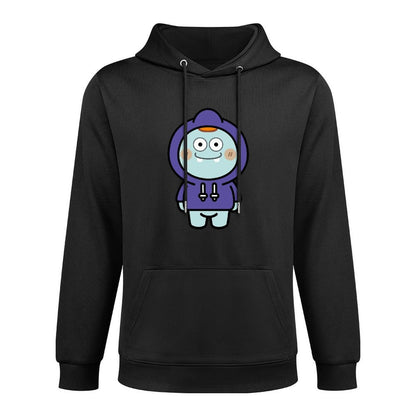 Essential Double-Stitched Front Graphic Hoodies