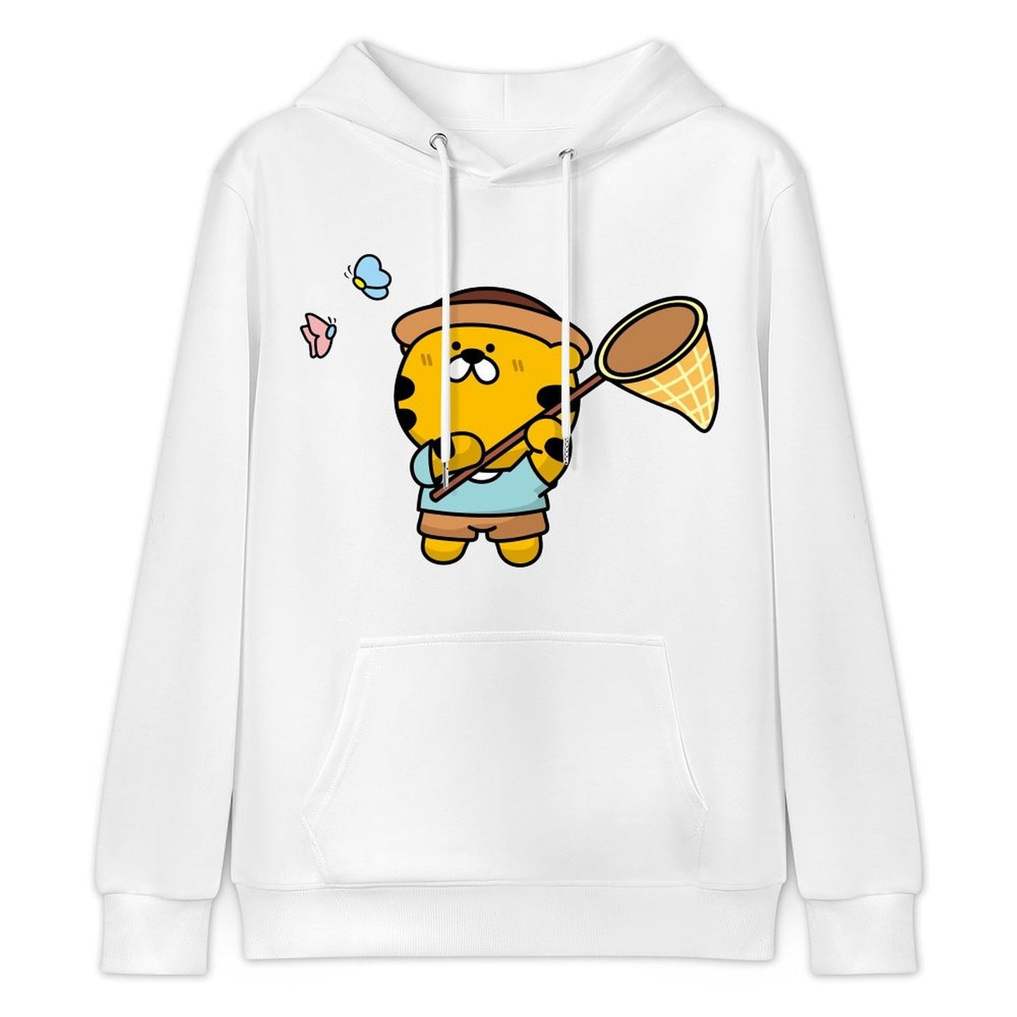 ClassicSeries Solid Front Graphic Hoodies