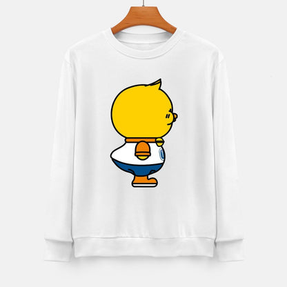 Front Patterned Long Sleeve TopEverydaySeries Printed