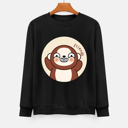  Front Patterned Long Sleeve TopVibrant Colors Slim Fit