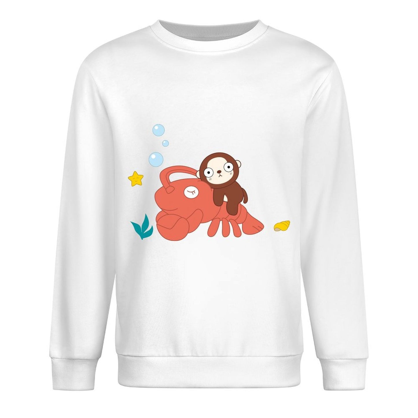 Front Patterned Long Sleeve TopSignature ComfortSeries