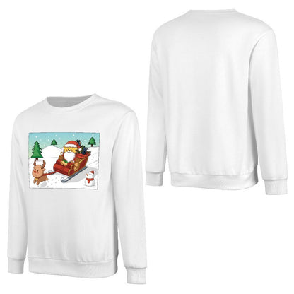 Front Patterned Long Sleeve TopDesign-Your-Own Double-Stitched