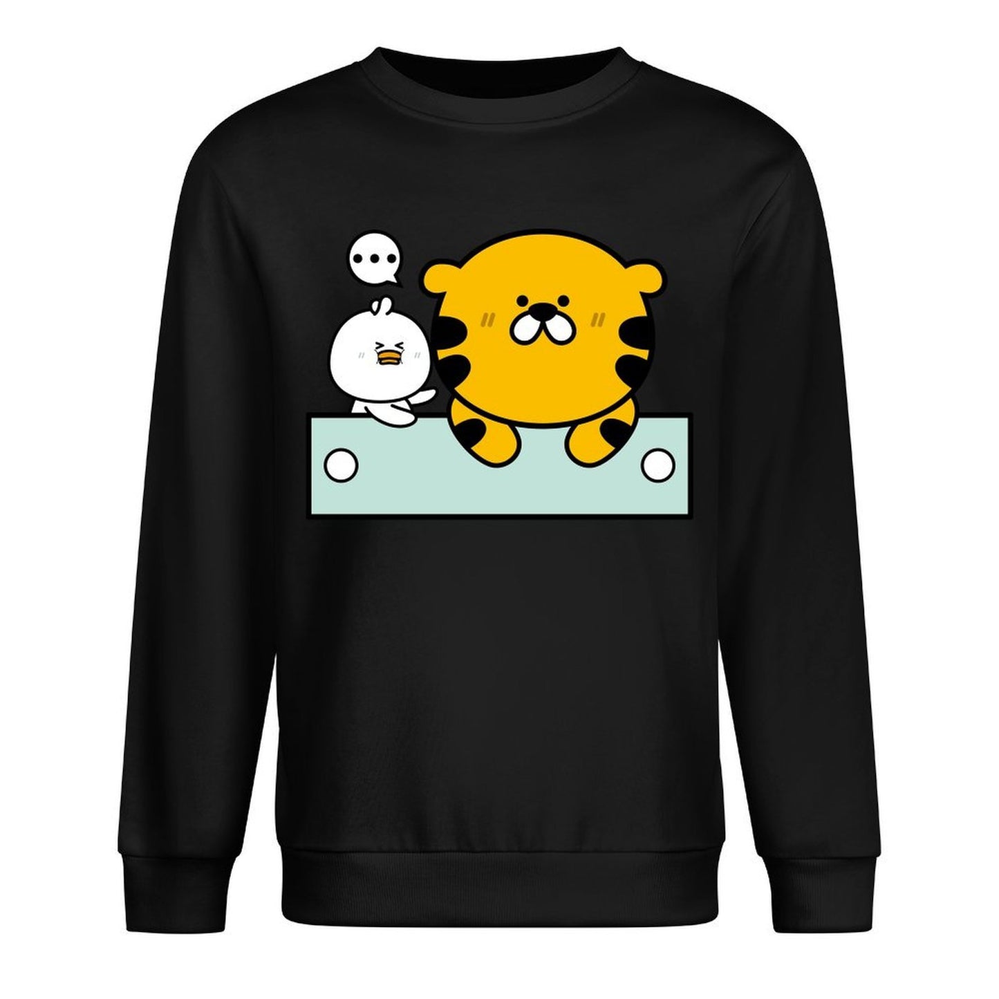 Front Patterned Long Sleeve TopSoft Eco-Conscious