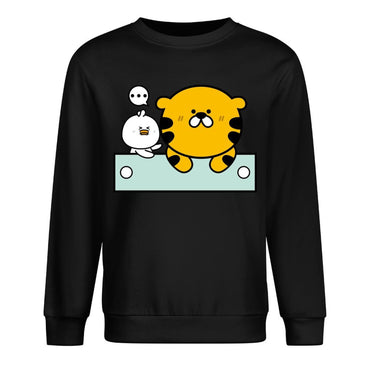 Front Patterned Long Sleeve TopSoft Eco-Conscious