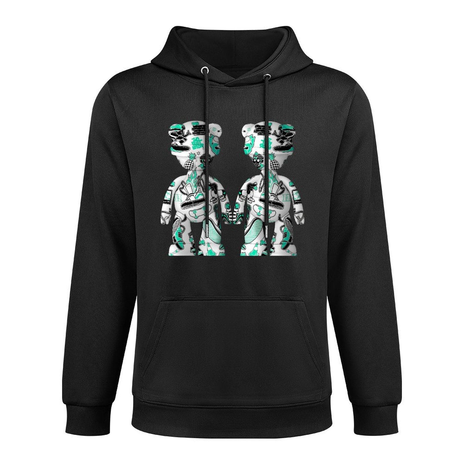 Hoodie Front PatternActive Vibrant Colors