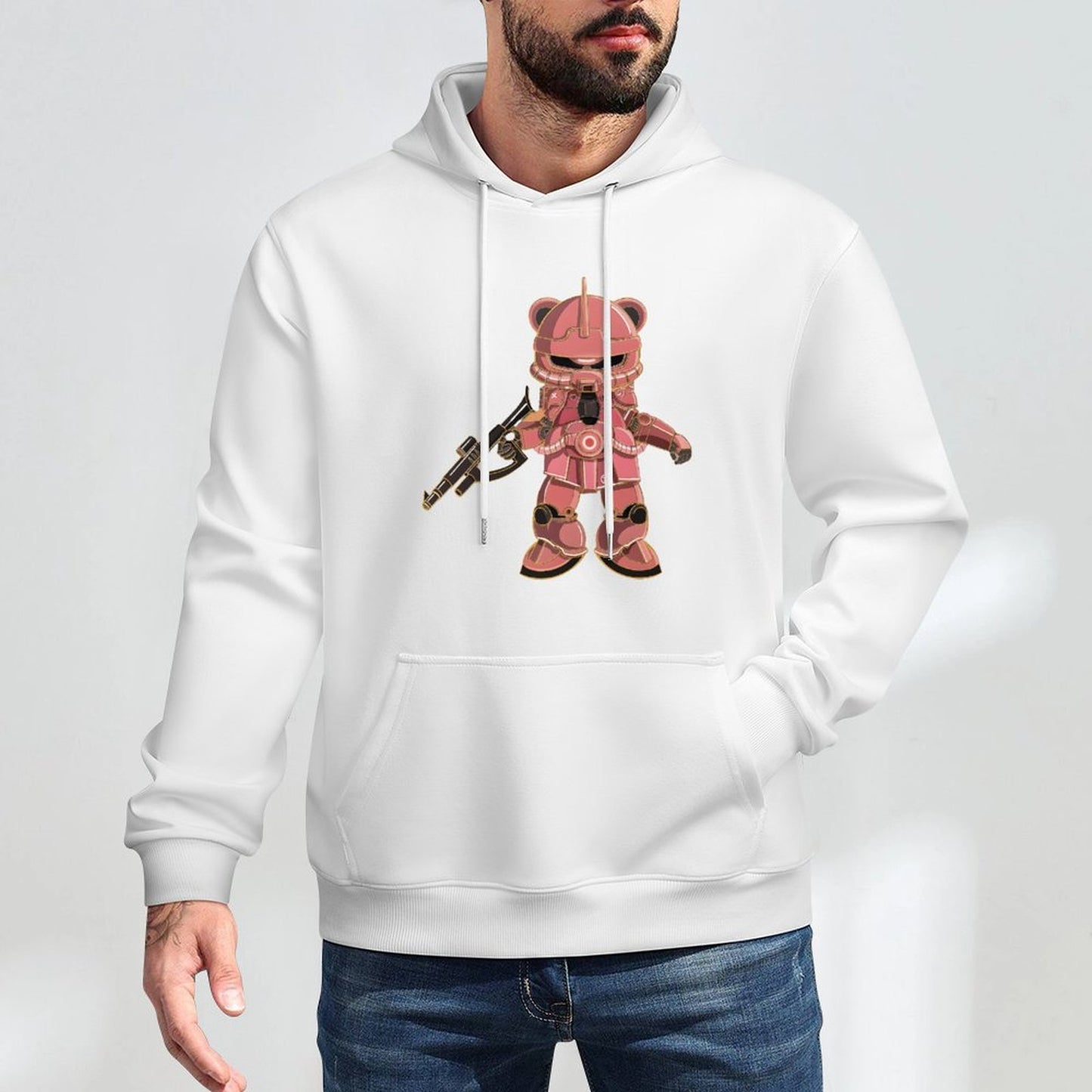 Hoodie Front PatternSolid Strong