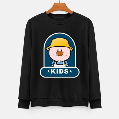 Front Patterned Long Sleeve TopTimeless Solid