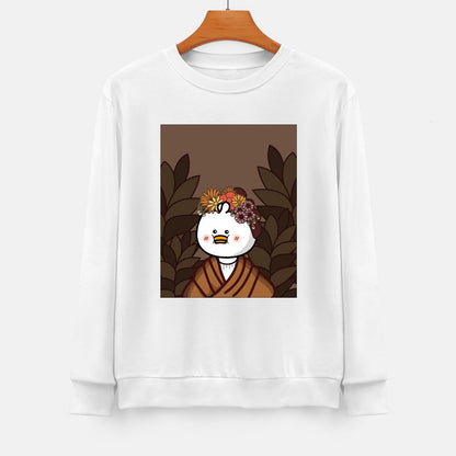 Front Patterned Long Sleeve TopStreetStyle EverydayWear