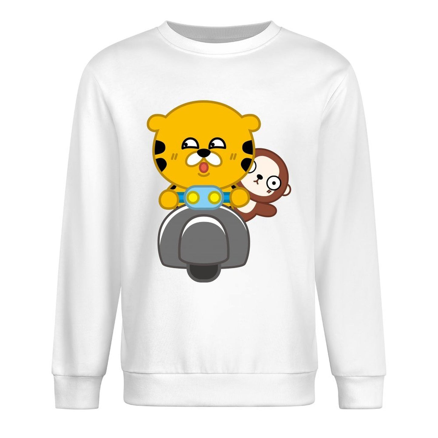 Front Patterned Long Sleeve TopStreetFit ActiveStyle