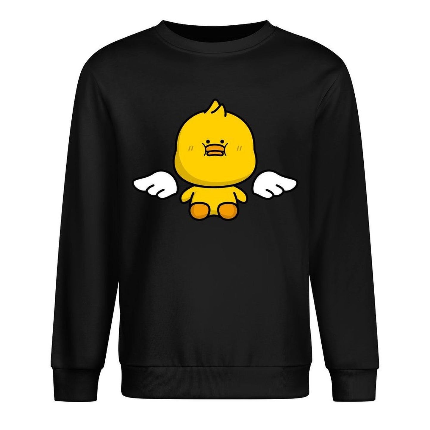 Front Patterned Long Sleeve TopMade-to-Order Fade-Proof