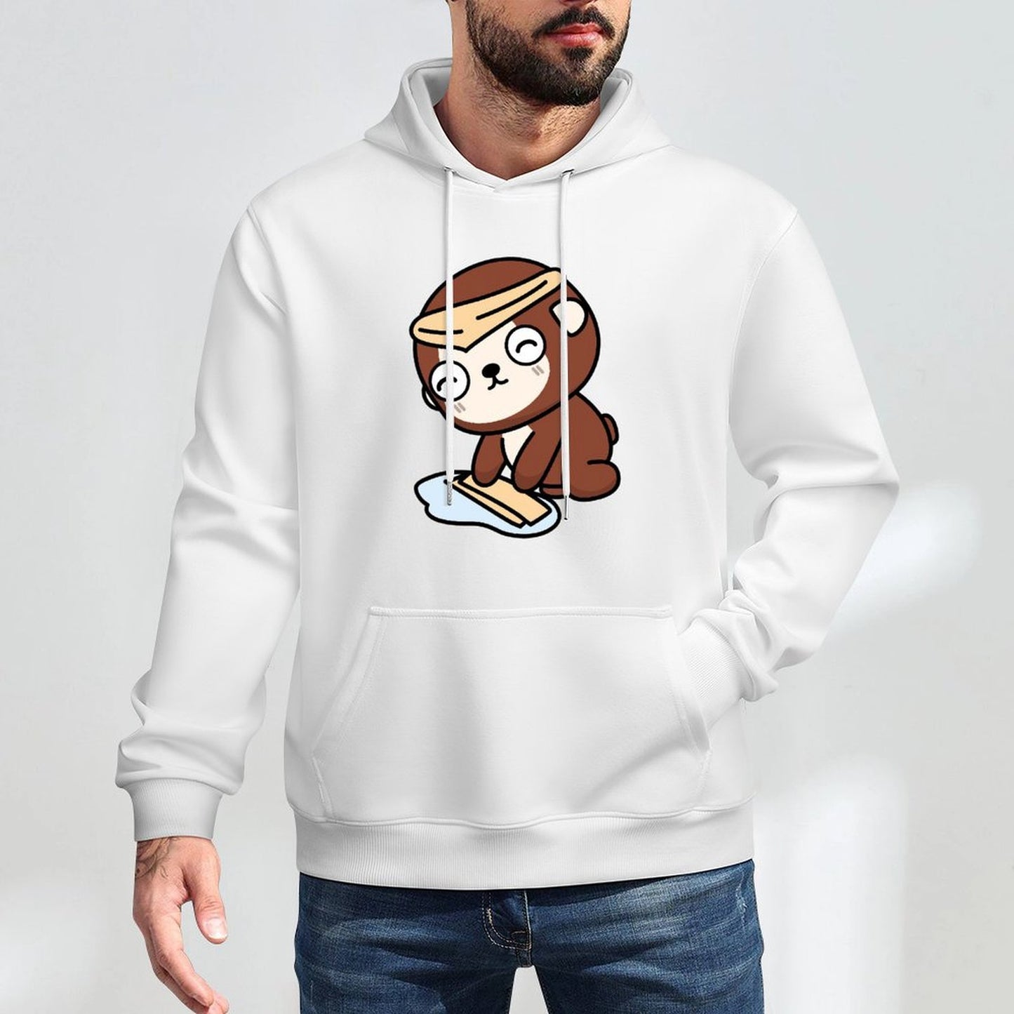 TimelessStyle Breathable Front Graphic Hoodies