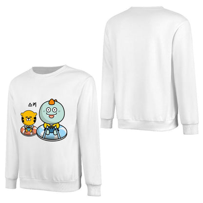 Front Patterned Long Sleeve TopPremium Lifestyle