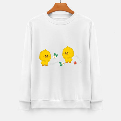 Front Patterned Long Sleeve TopActiveWear BasicSeries